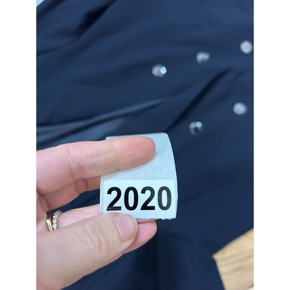 Bar III Navy Blue Double Breasted Open Blazer Jacket Women's XXL Old MOney - Picture 9 of 9